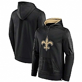 New Orleans Saints Fanatics Branded On The Ball Pullover Hoodie Black,baseball caps,new era cap wholesale,wholesale hats